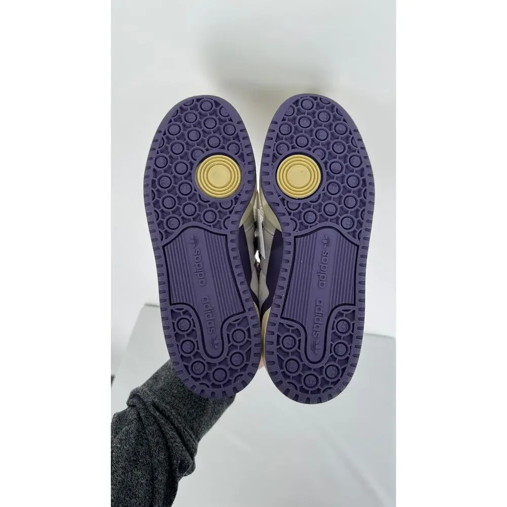 Adidas Womens Forum 84 Low Sneakers Shoes Size 5 New White Tech Purple Cream